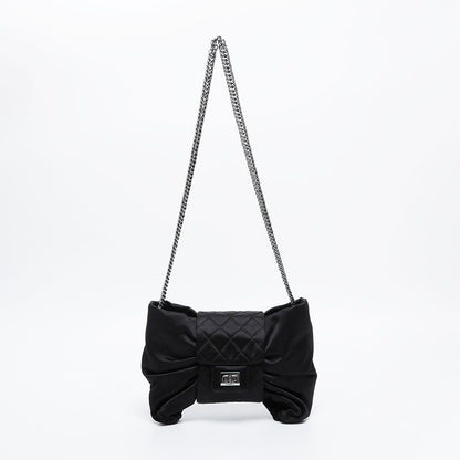 Chanel Shoulder Bag Satin Ribbon
