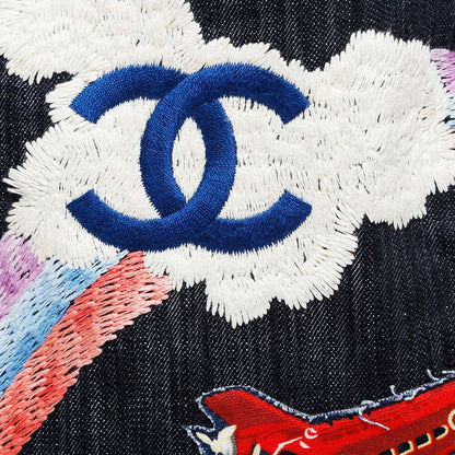 Chanel Tote Denim Night Flight 2.55