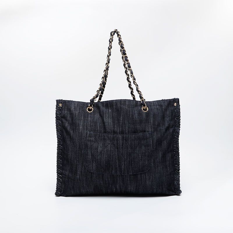 Chanel Tote Denim Night Flight 2.55