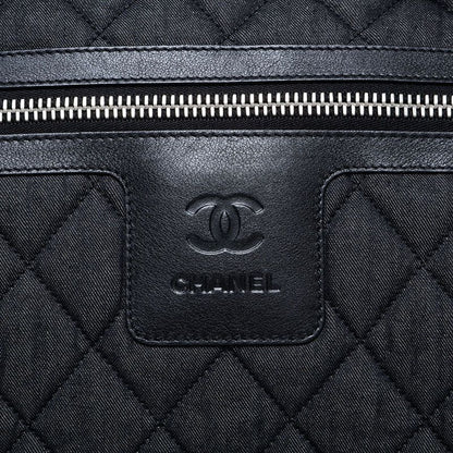 Chanel Boston Bag Denim Canvas Coco Cocoon