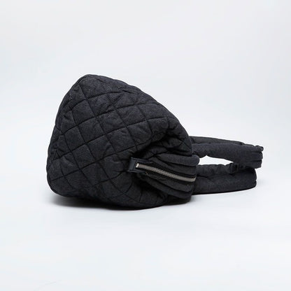 Chanel Boston Bag Denim Canvas Coco Cocoon