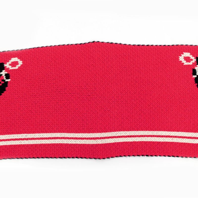 HERMES Muffler - Brid Dougala Red 100% Cashmere Accessories Others