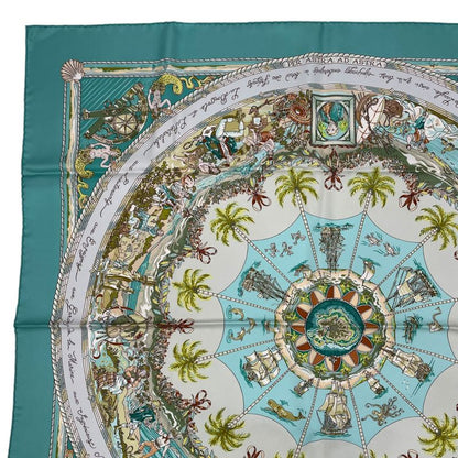 HERMES Scarf Carre 90 100% Silk PER Astra Adastra Through Difficulties To