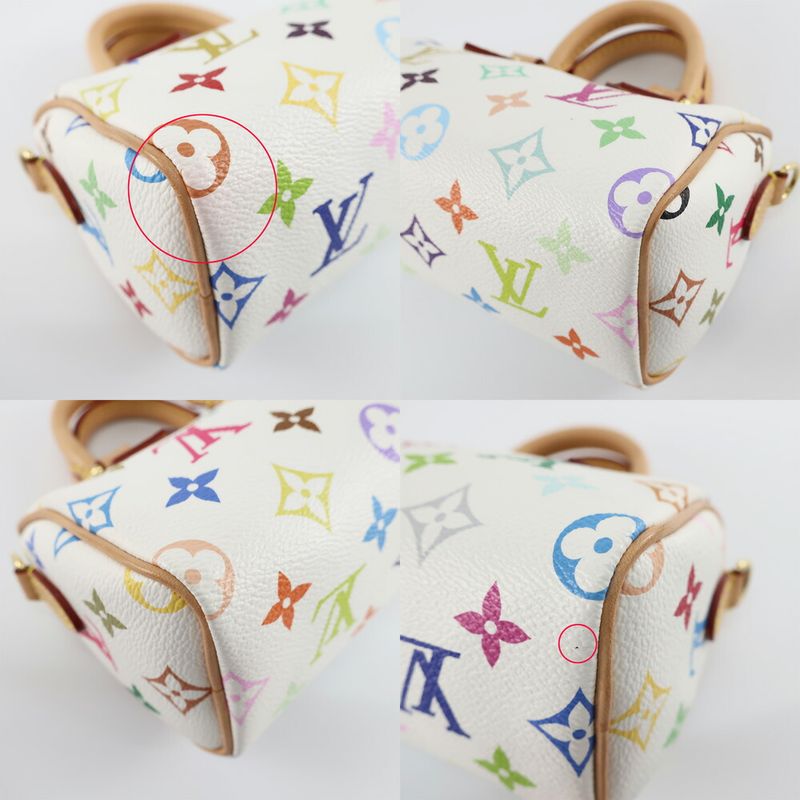 Louis Vuitton Lv×tm Nano-speedy 2WAY Bag M13391 Takashi Murakami