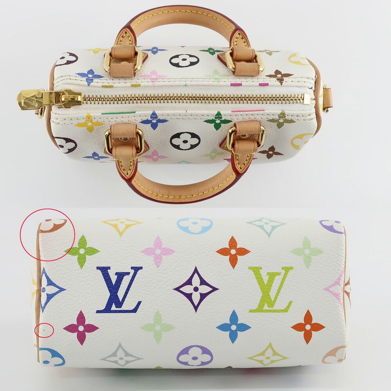 Louis Vuitton Lv×tm Nano-speedy 2WAY Bag M13391 Takashi Murakami