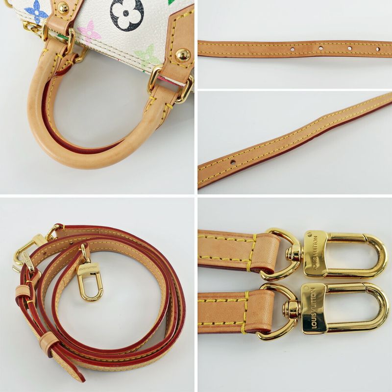Louis Vuitton Lv×tm Nano-speedy 2WAY Bag M13391 Takashi Murakami