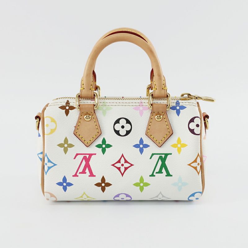 Louis Vuitton Lv×tm Nano-speedy 2WAY Bag M13391 Takashi Murakami