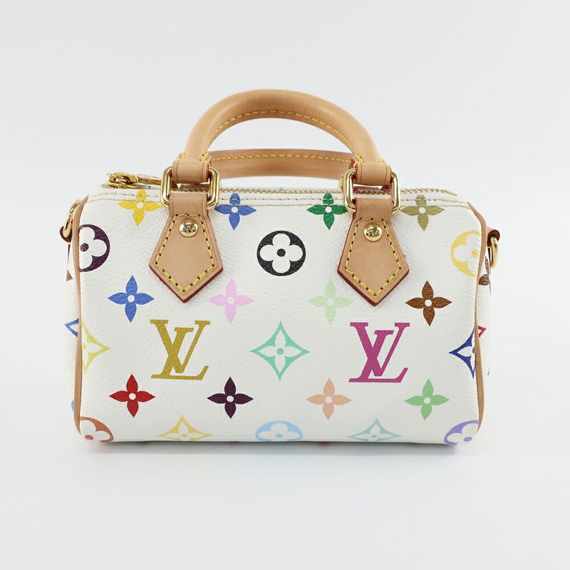 Louis Vuitton Lv×tm Nano-speedy 2WAY Bag M13391 Takashi Murakami