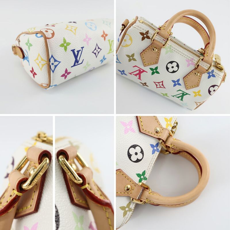 Louis Vuitton Lv×tm Nano-speedy 2WAY Bag M13391 Takashi Murakami