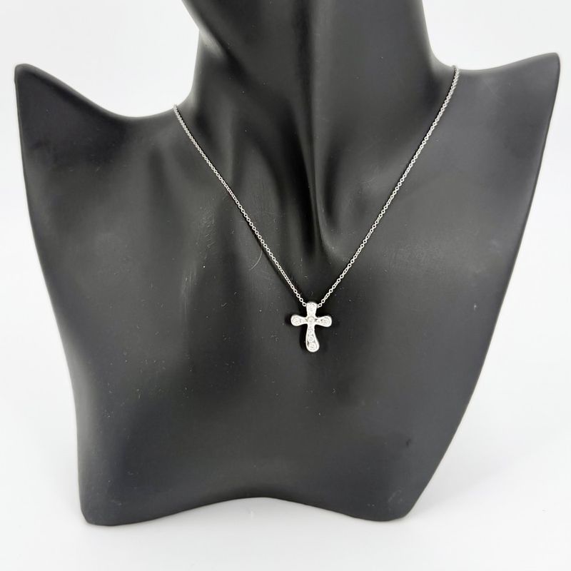 Tiffany & Co Necklace Women's Elsa Peretti Small Cross Accessories - Jewelry