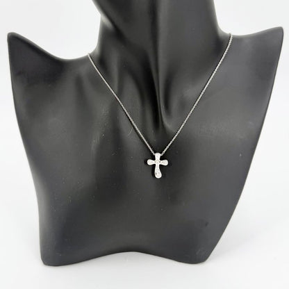 Tiffany & Co Necklace Women's Elsa Peretti Small Cross Accessories - Jewelry