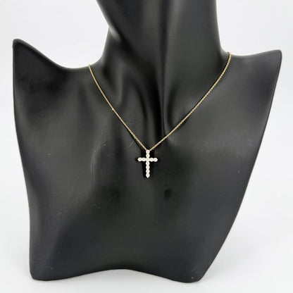 Tiffany & Co Necklace Women's Jewelry Accessories - Cross Pendant Small 18K