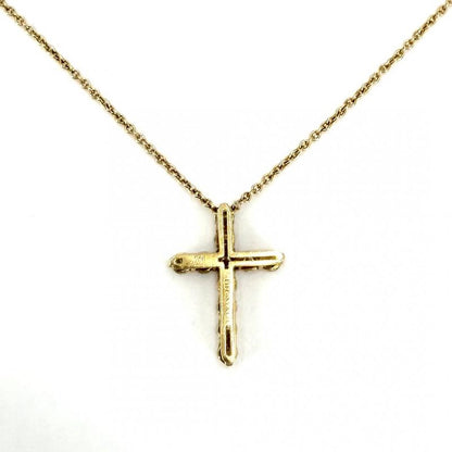 Tiffany & Co Necklace Women's Jewelry Accessories - Cross Pendant Small 18K
