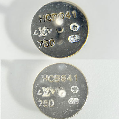 Louis Vuitton Earrings Ladies Puss Dreille Clou Jewelry Accessories Round 18K