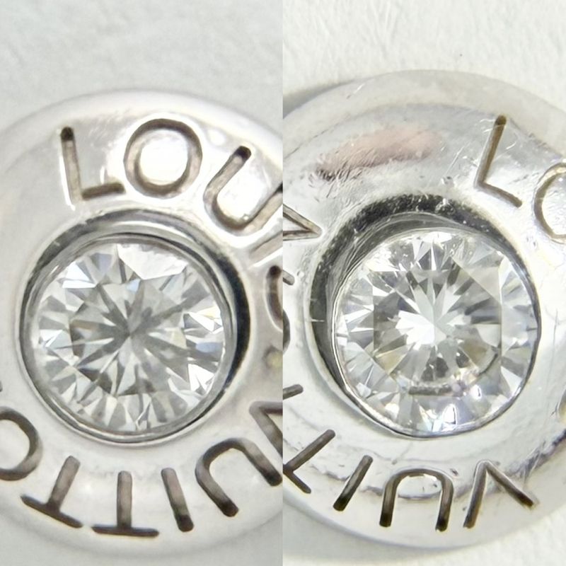 Louis Vuitton Earrings Ladies Puss Dreille Clou Jewelry Accessories Round 18K