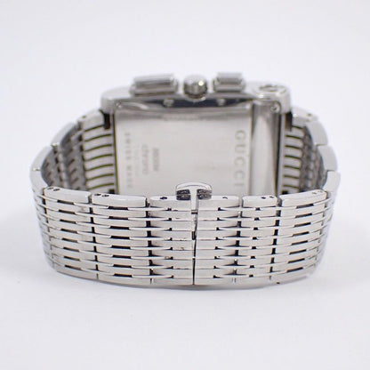 Gucci Chrono Metro Chronograph Quartz Watch White Dial SS
