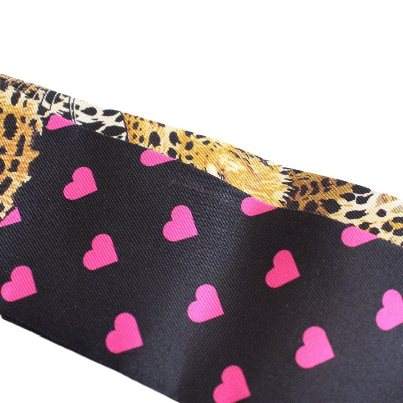 Hermes Twilly Jungle Love Black Silk Scarf