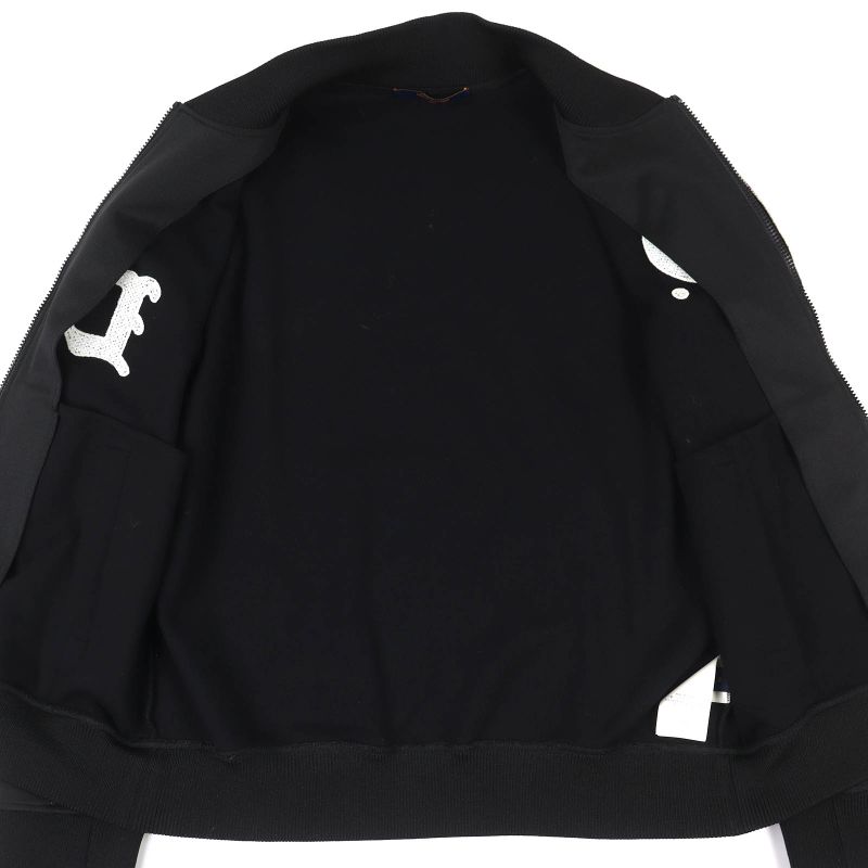Louis Vuitton LV Flower Band Monogram Sideline Jersey Blouson Jacket Track