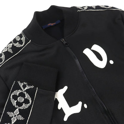 Louis Vuitton LV Flower Band Monogram Sideline Jersey Blouson Jacket Track
