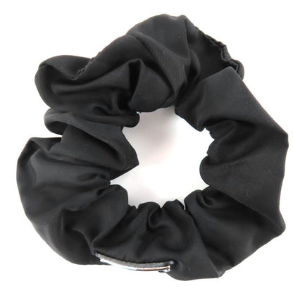 PRADA 1if015 Re-nylon Scrunchie Hair Tie Hair Accessory Black Ladies With
