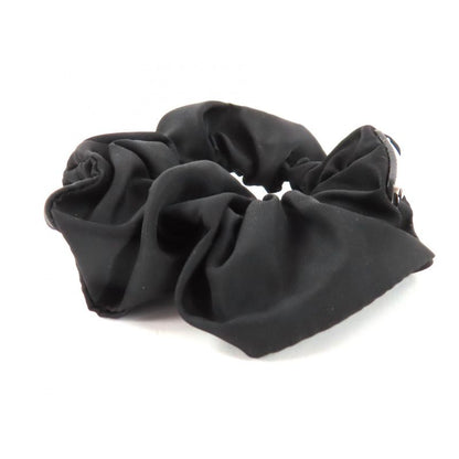 PRADA 1if015 Re-nylon Scrunchie Hair Tie Hair Accessory Black Ladies With