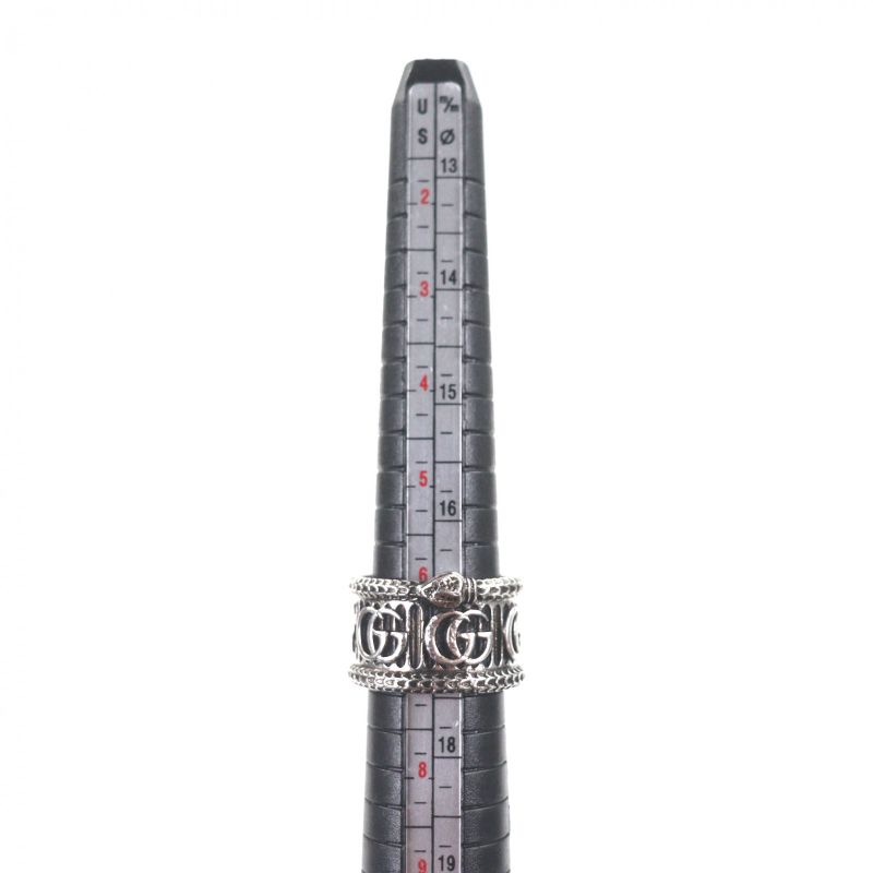GUCCI Snake Double G Ag925 Ring - Ring Silver - 14 Size Equivalent To No 14 Box
