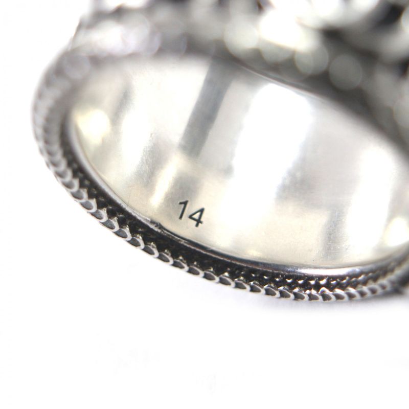 GUCCI Snake Double G Ag925 Ring - Ring Silver - 14 Size Equivalent To No 14 Box