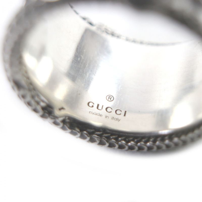 GUCCI Snake Double G Ag925 Ring - Ring Silver - 14 Size Equivalent To No 14 Box