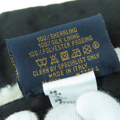 Louis Vuitton M77054 Echarpe -ring LV Logo Shearling Mouton Muffler - Ivory