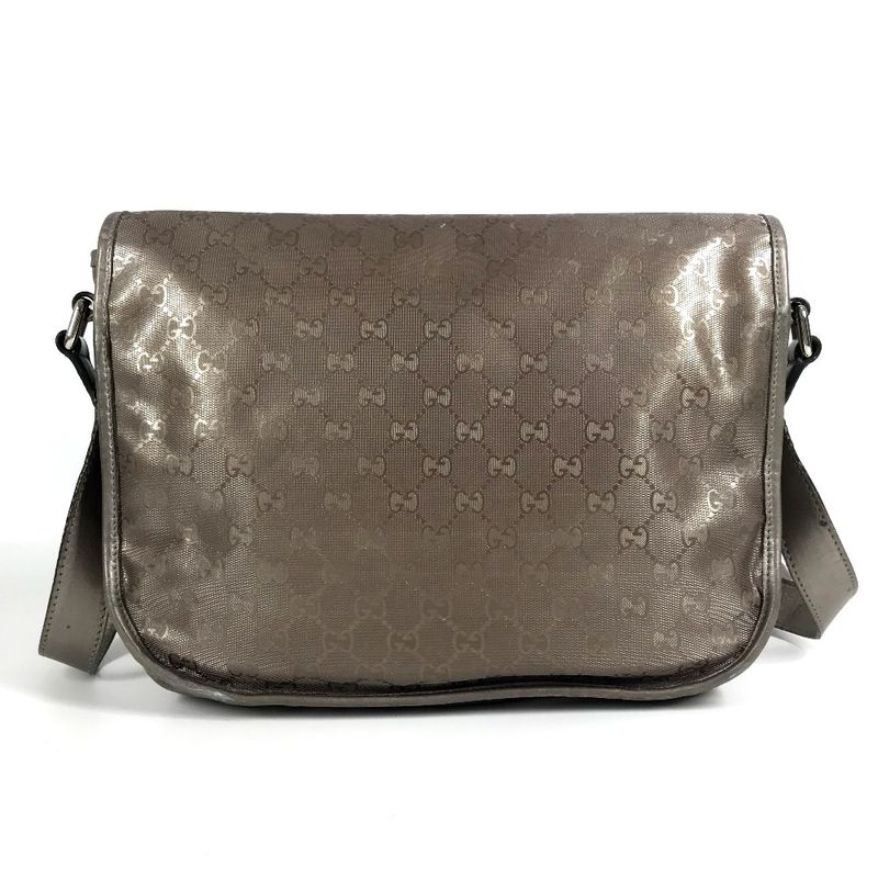 GUCCI Shoulder Bag GG Implement Logo 201732 GG Implement Metallic