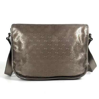 GUCCI Shoulder Bag GG Implement Logo 201732 GG Implement Metallic