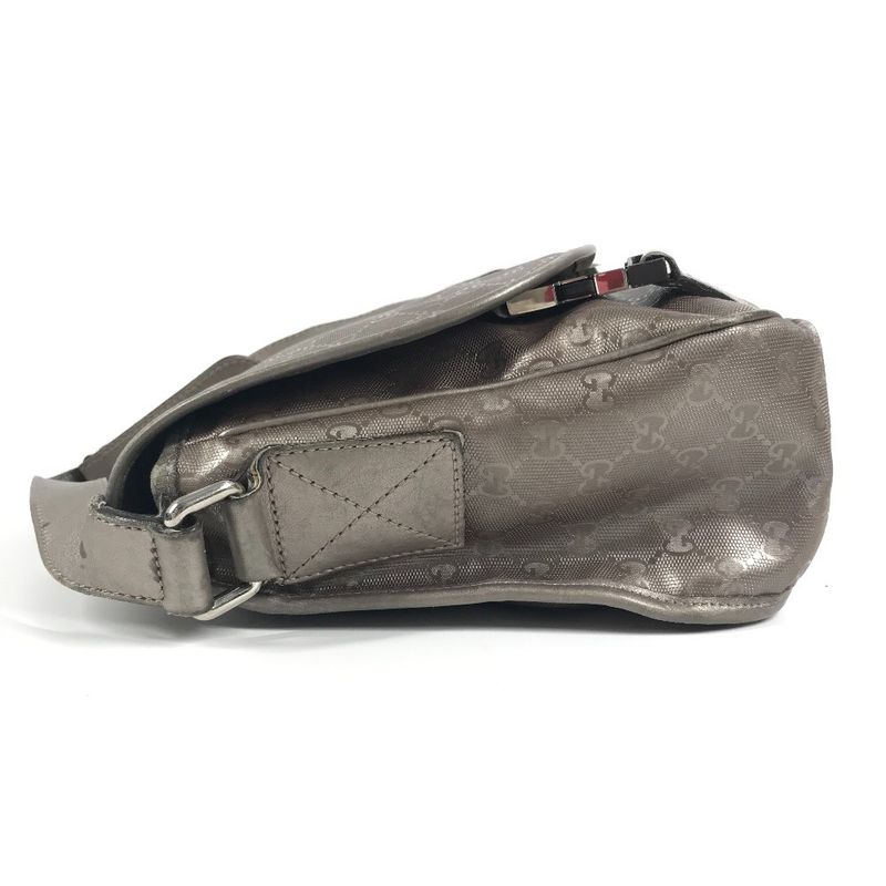 GUCCI Shoulder Bag GG Implement Logo 201732 GG Implement Metallic