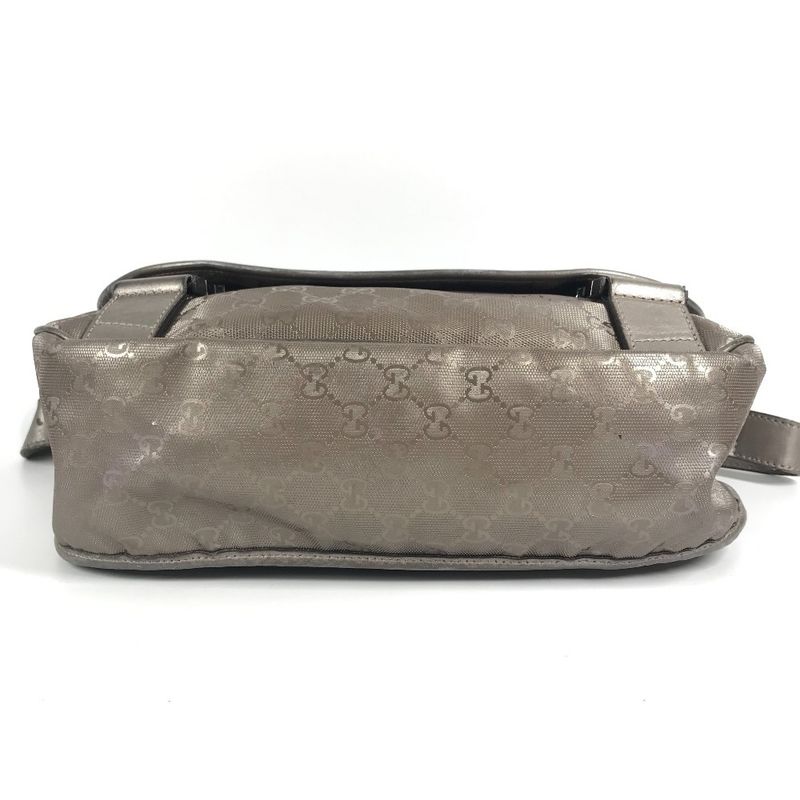 GUCCI Shoulder Bag GG Implement Logo 201732 GG Implement Metallic