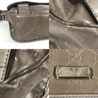 GUCCI Shoulder Bag GG Implement Logo 201732 GG Implement Metallic