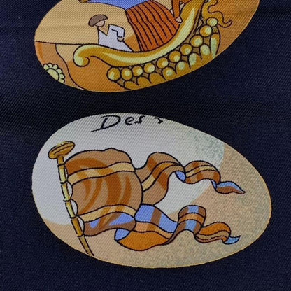 HERMES Carre 90 100% Silk Scarf Couvée D'HERMES HERMES Egg Black Box Included