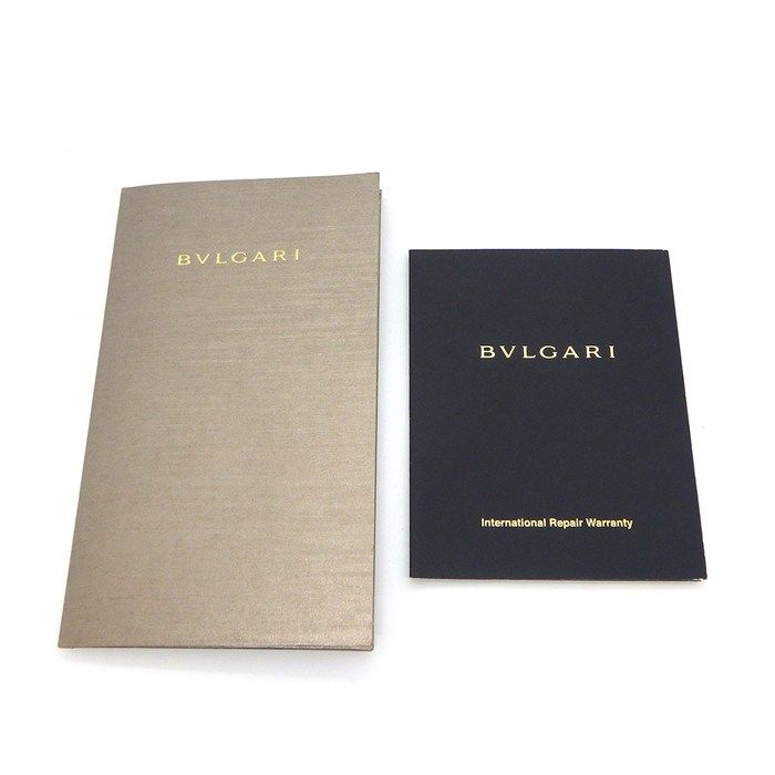 Bvlgari Watch Date White Shell Dial SS Quartz Analog