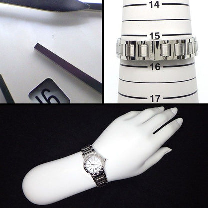 Bvlgari Watch Date White Shell Dial SS Quartz Analog