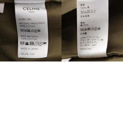 CELINE 2022 Cotton Eddy Triomphe Button Short Sleeve Military Short Sleeve