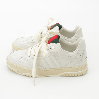 GUCCI Leather Reweb Low Cut Sneakers Shoes 785728 White 35.5