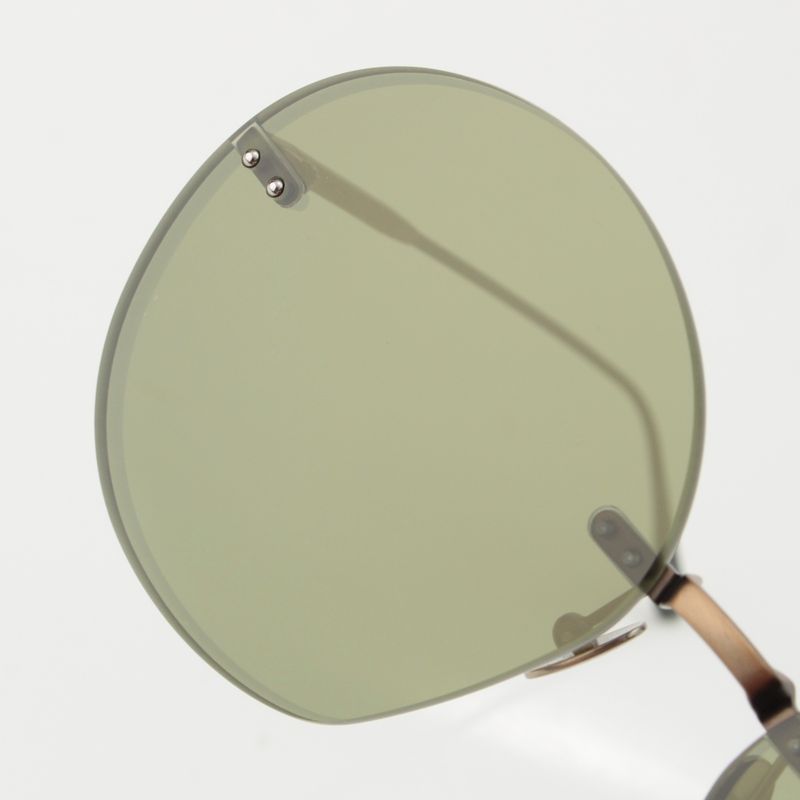 BOTTEGA VENETA Rimless Sunglasses Eyewear Bv0178s Green 6316