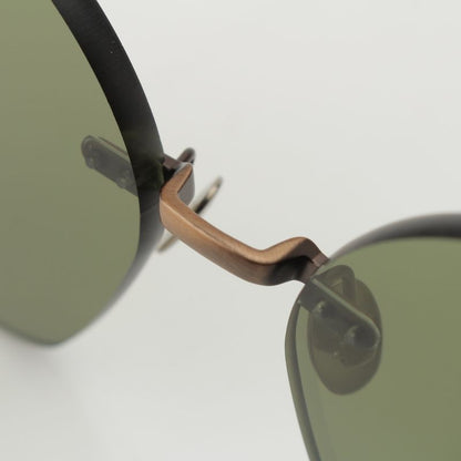 BOTTEGA VENETA Rimless Sunglasses Eyewear Bv0178s Green 6316