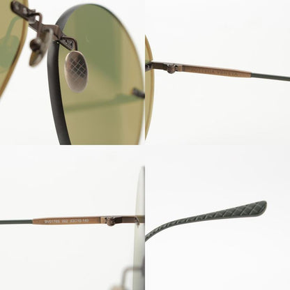 BOTTEGA VENETA Rimless Sunglasses Eyewear Bv0178s Green 6316