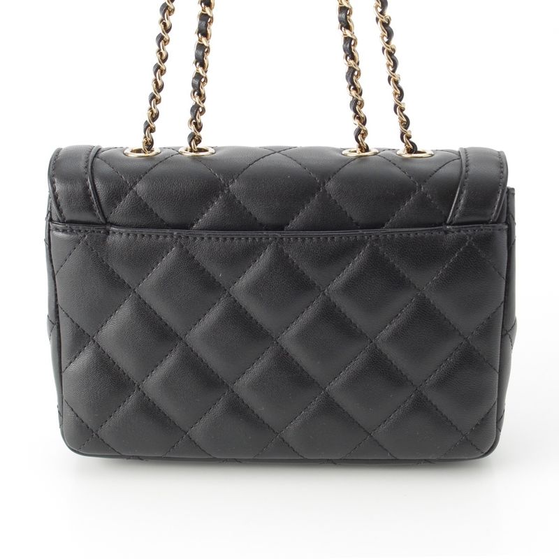 CHANEL Matelasse Lambskin Mini Flap Chain Shoulder Bag Random Number As5048
