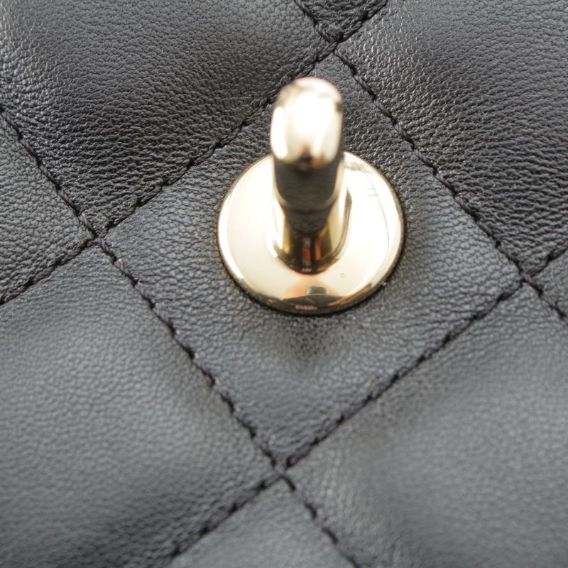CHANEL Matelasse Lambskin Mini Flap Chain Shoulder Bag Random Number As5048