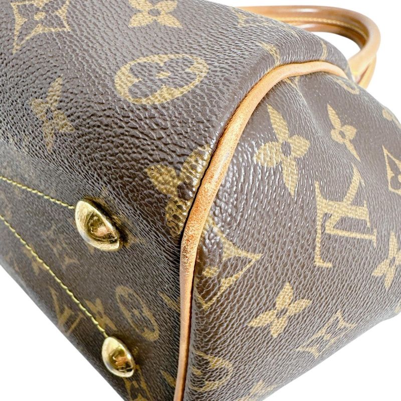 Louis Vuitton M40143 Monogram Handbag Tivoli PM Handbag Brown