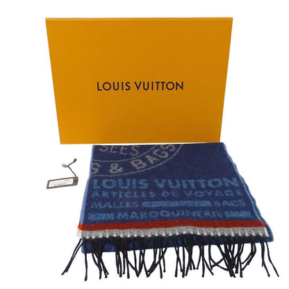 Louis Vuitton Muffler - Men's Brand Shawl Wool Cashmere Echarpe - Trunk Stamps