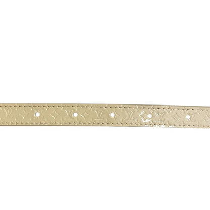 Louis Vuitton M8489 LV Logo LV Gram 15mm Reversible Belt White Ladies