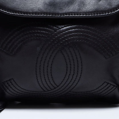 Chanel Backpack CC Logo Lambskin