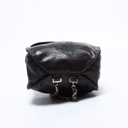 Chanel Backpack CC Logo Lambskin