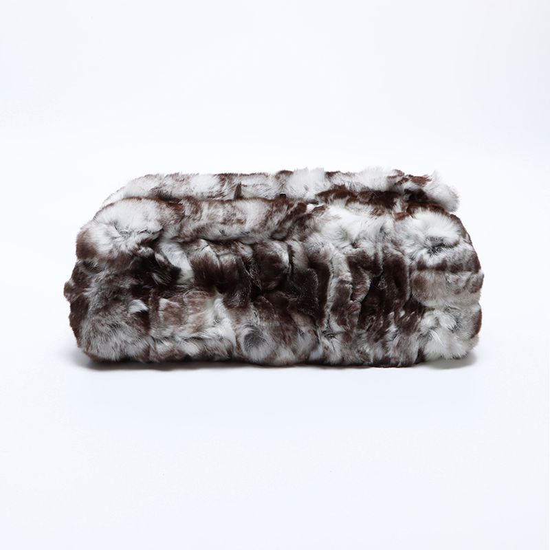 Chanel Shoulder Bag 23 2.55 Double Flap Rabbit Fur